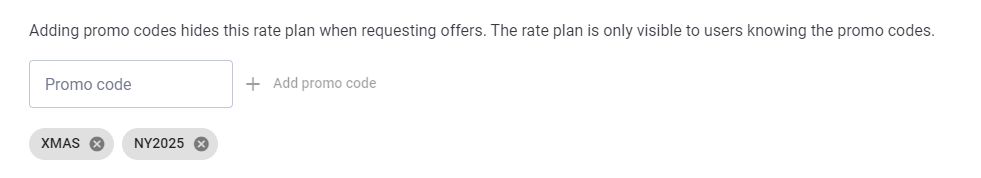 Promo codes list