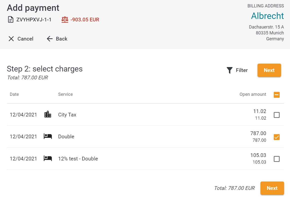 Select Charges