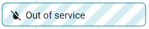 Out Of Service icon