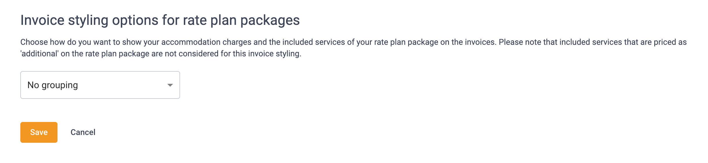 System Default Invoice Settings