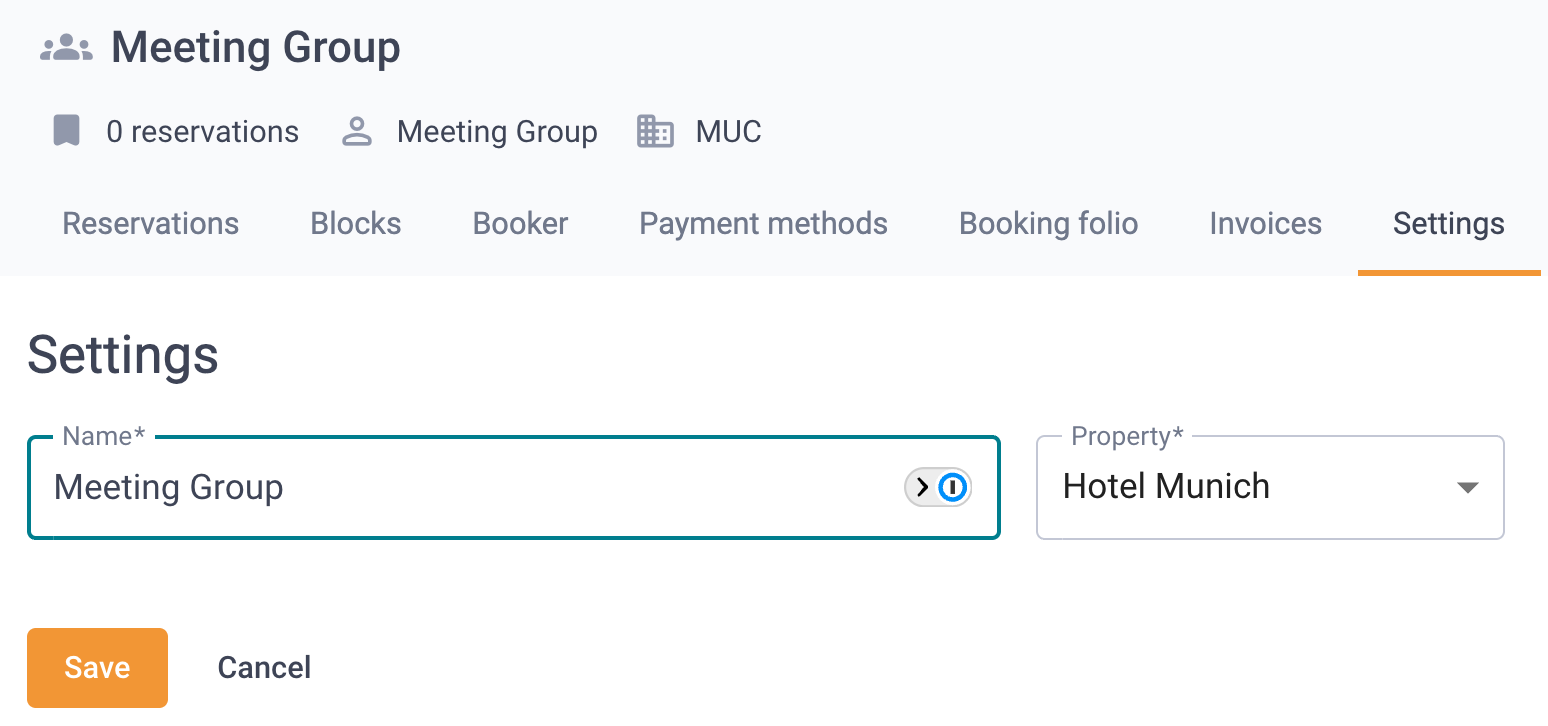 Group Settings