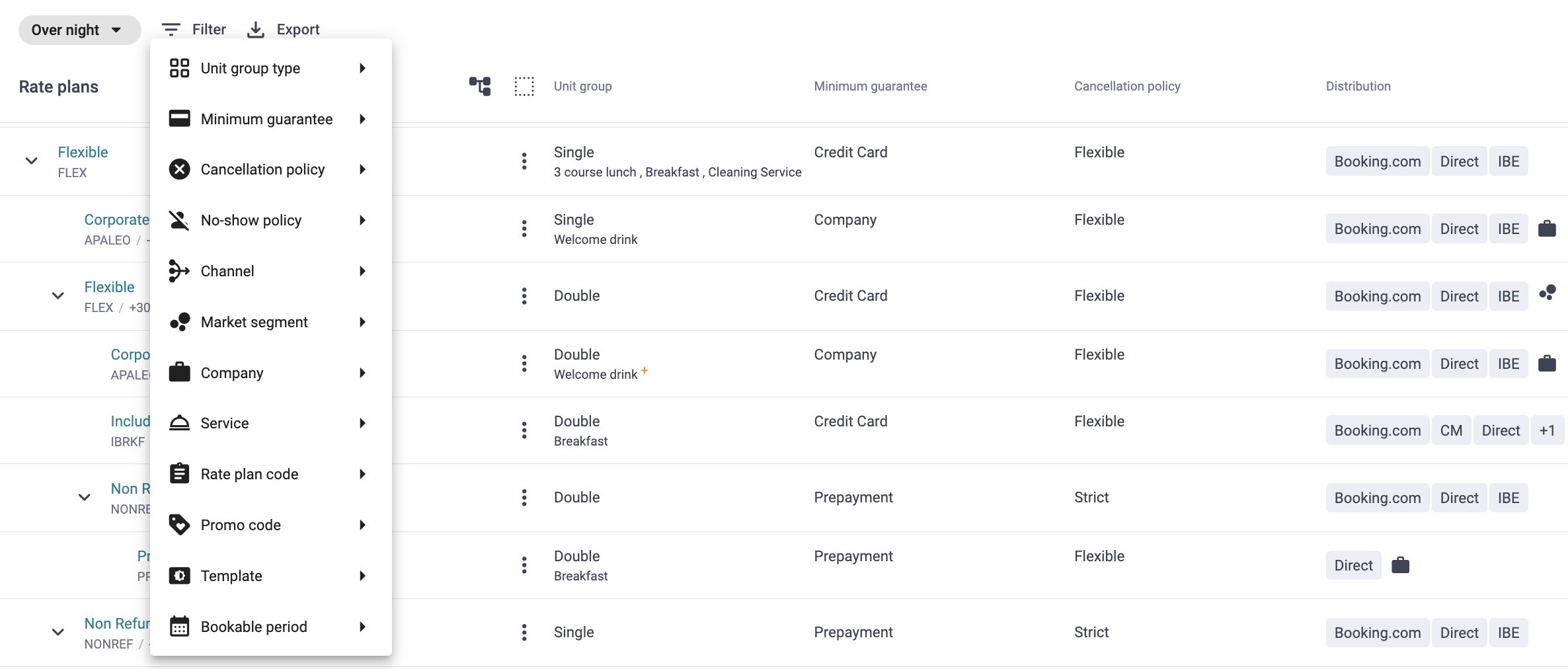 Rate Plans and Rate Management – Apaleo Help Center