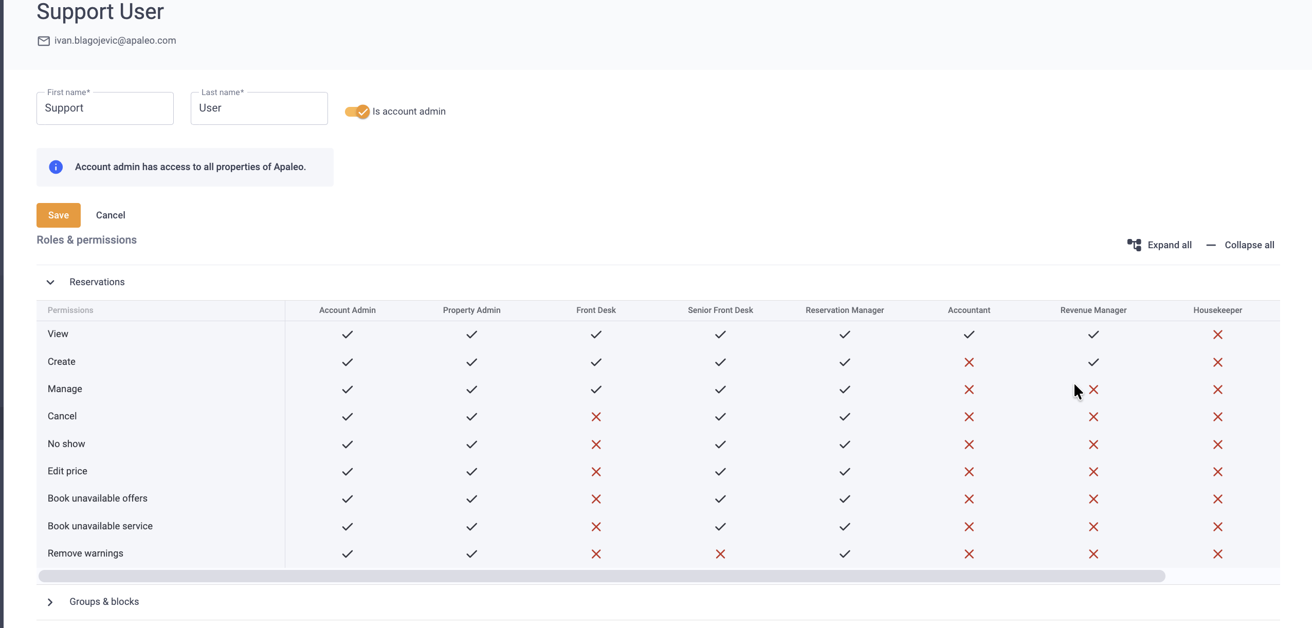 Roles and Permissions Overview