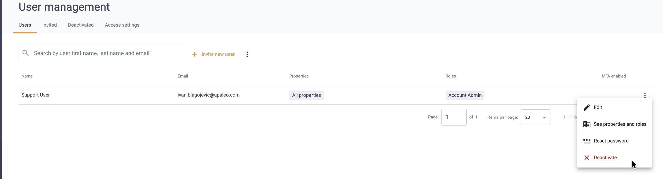 Update User Role