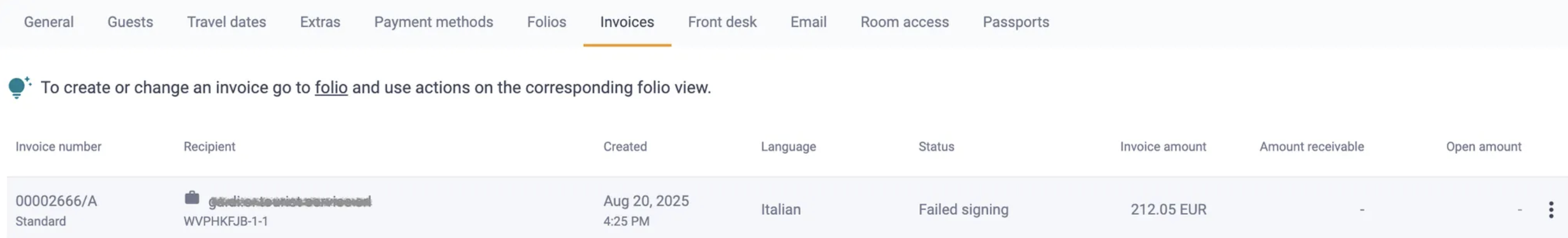 Invoice retry mechanism example