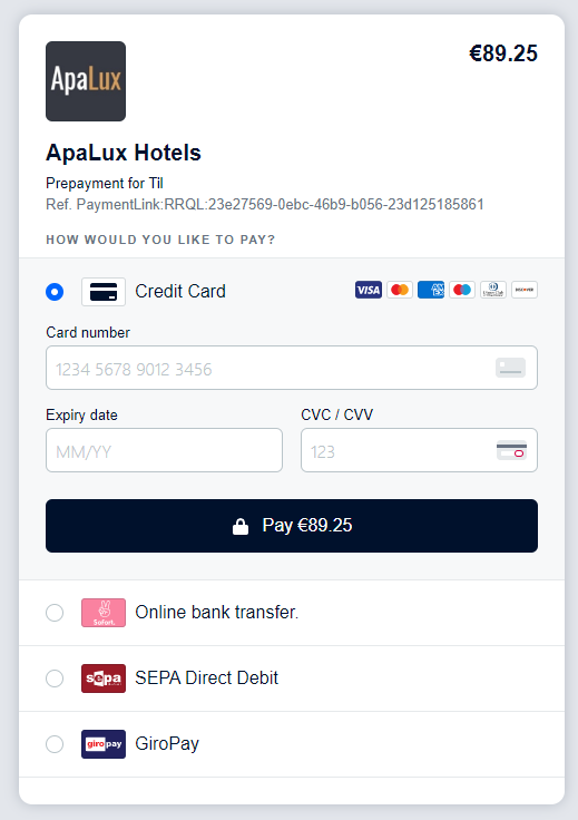 Payment Form