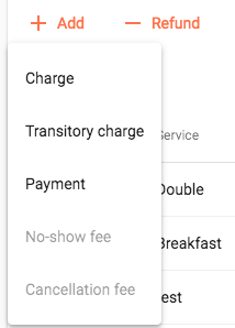 adding a transitory charge