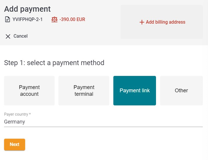 Payment Link Setup