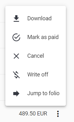 Options Menu